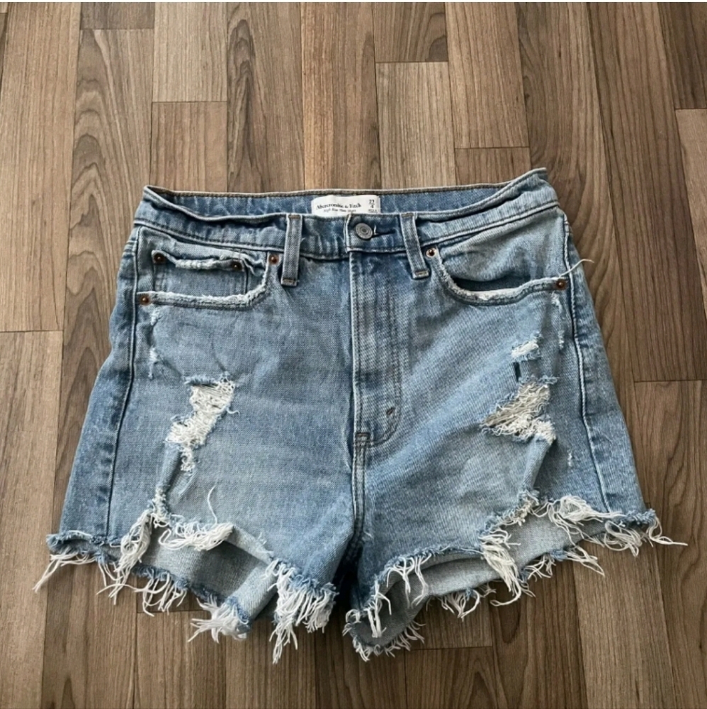 Abercrombie & Fitch Blue Jean Shorts